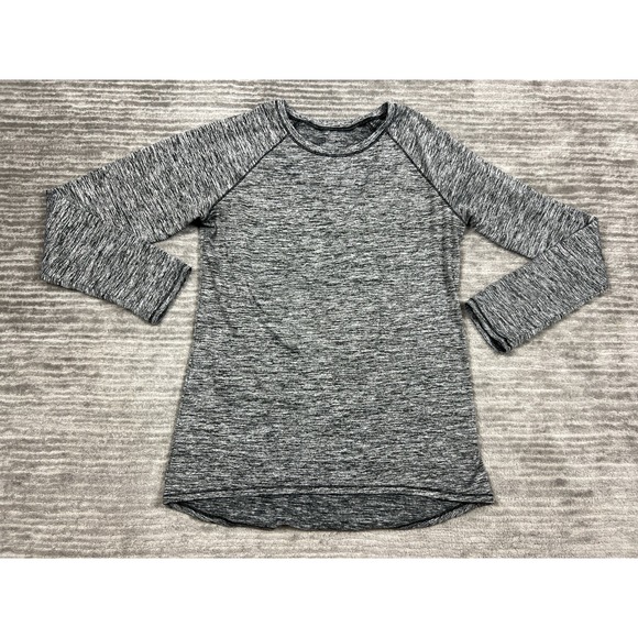 ClimateRight by Cuddl duds Top Womens Medium Gray Heather Long Sleeve Polyester - Picture 1 of 11